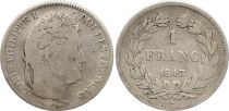 France 1 Franc  Louis-Philippe 1er - 1843 W Lille - Argent