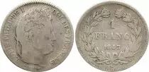 France 1 Franc  Louis-Philippe 1er - 1843 W Lille - Argent
