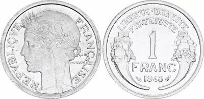 France 1 Franc  Morlon - 1948