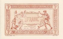 France 1 Franc  Trésorerie aux armées  - 1917  Epreuve