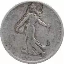 France 1 Franc 1901 France Semeuse Argent