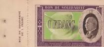 France 1 Franc 1941-1942 - XF - WWII