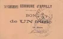 France 1 Franc Appilly Commune