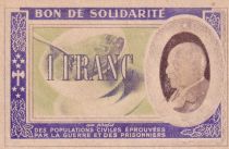 France 1 Franc Bon de Solidarité - 1941-1942 - Sans série *