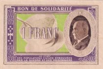 France 1 Franc Bon de Solidarité - 1941-1942 - Série K