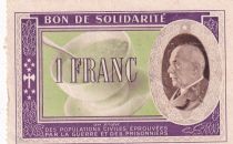 France 1 Franc Bon de Solidarité - 1941-1942 - Série M