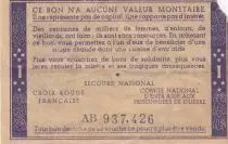 France 1 Franc Bon de Solidarit&eacute; P&eacute;tain - Bol de Soupe 1941-1942 - pTB - S&eacute;rie AB