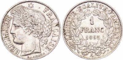 France 1 Franc Ceres - 1881 A Paris - Silver