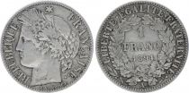 France 1 Franc Ceres - III e Republic - 1894 A Paris
