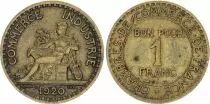 France 1 Franc Chambre de Commerce - 1920 - TB+