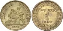 France 1 Franc Chambre de Commerce - 1921