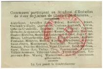 France 1 Franc Charleville-M&eacute;zi&egrave;res City - 1916