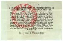 France 1 Franc Charleville-M&eacute;zi&egrave;res City - 1916