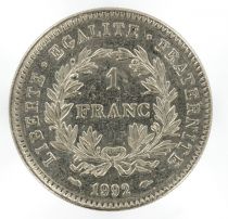 France 1 Franc Commémo. République FRANCE 1992 SUP
