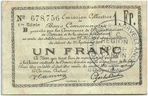 France 1 Franc Douai City - 1914