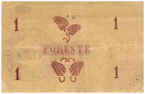 France 1 Franc Foreste Commune - 1915