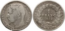 France 1 Franc Louis Napoléon Bonaparte - 1852 A - Silver