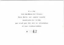 France 1 Franc Mayenne Ville