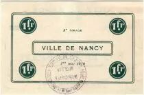France 1 Franc Nancy City