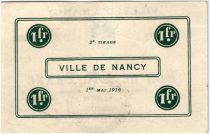 France 1 Franc Nancy City