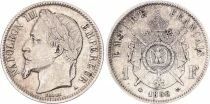 France 1 Franc Napoleon III - 1866 A Paris - Silver