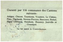 France 1 Franc Poix-Terron Commune - 1916