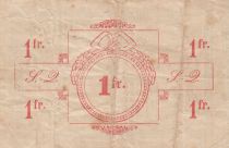 France 1 Franc Saint-Quentin City - 1915 - WWI Serial C - F to VF