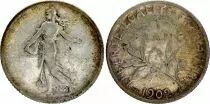 France 1 Franc Semeuse - 1902 - Silver - VF - KM.844.1