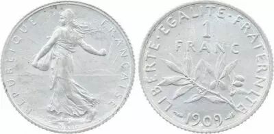 France 1 Franc Semeuse - 1909