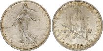 France 1 Franc Semeuse - 1910 - Silver