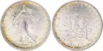 France 1 Franc Semeuse - 1915 - Silver