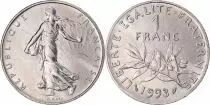 France 1 Franc Semeuse - 1993 BU frappe m&eacute;daille