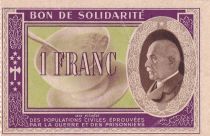 France 1 Franc Solidarity Bond - 1941-1942 - Serial A