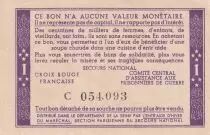 France 1 Franc Solidarity Bond - 1941-1942 - Serial C