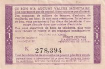 France 1 Franc Solidarity Bond - 1941-1942 - Serial K