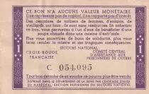 France 1 Franc Solidarity Bond with stamp - 1941-1942 - Serial C