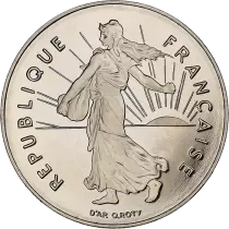 France 1 franc Sower - 1991 - Proof