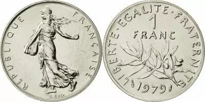 France 1 Franc Sower 1979