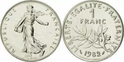 France 1 Franc Sower 1981