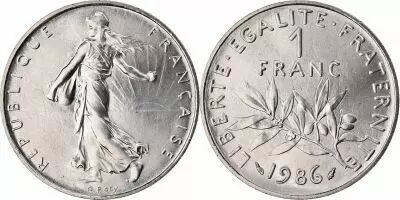 France 1 Franc Sower 1981