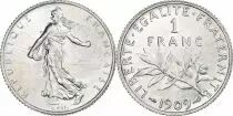 France 1 Francs Semeuse - 1909 - ISSUE DE COFFRET FDC