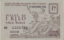 France 1 Kilo de Tôle Mince - Section des Fontes Fers et Aciers