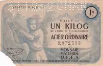 France 1 Kilo of Ordinary Steel - Section des Fontes Fers et Aciers