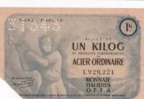 France 1 Kilo of Ordinary Steel - Section des Fontes Fers et Aciers