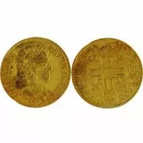 France 1 Louis d\'Or 1640 A Paris - Louis XIII - M&egrave;che longue - Tr&eacute;sor de Ploz&eacute;vet