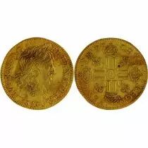 France 1 Louis d\'Or 1641 A Paris - Louis XIII - M&egrave;che longue - Tr&eacute;sor de Ploz&eacute;vet