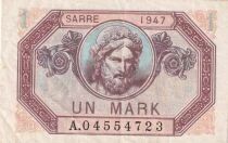 France 1 Mark - Bearded man - Woman with fruits - 1947 - A Series