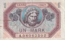 France 1 Mark - Homme barbu - Femme avec fruits - 1947 - VF.44.01