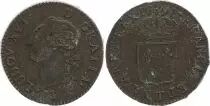 France 1 Sol Louis XVI - 1791T Nantes 2 nd ex