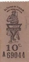 France 10 C the Soldier\'s Home - Necessity voucher - 1914/1918 - Franco-American Union - letter A